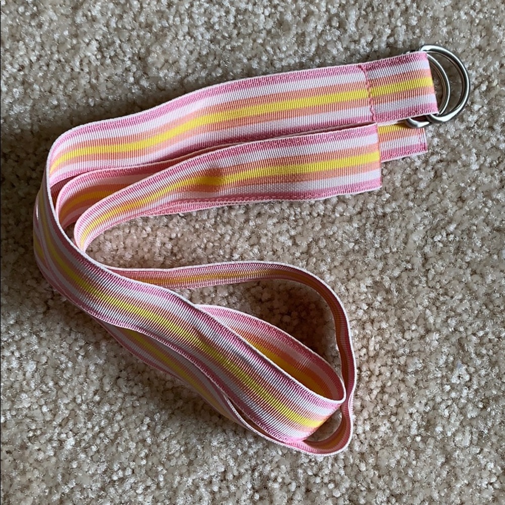 VINTAGE Y2k era J. Crew striped belt
